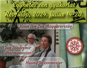 Egyhetes nyári zen elvonulás Révfülöpön, 2024