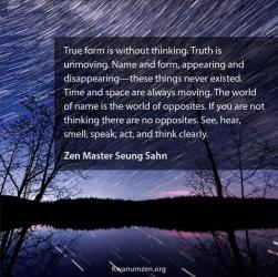 Truth is unmoving